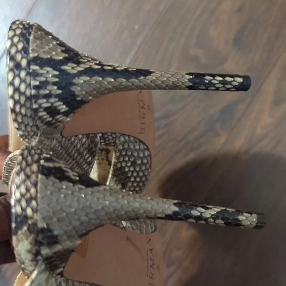 Alexandre Birman Latoya Metallic Python Mule - Picture 8 of 12